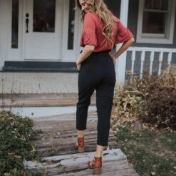 Bow Belt Capri -Clothing Promotional Store 068A5843