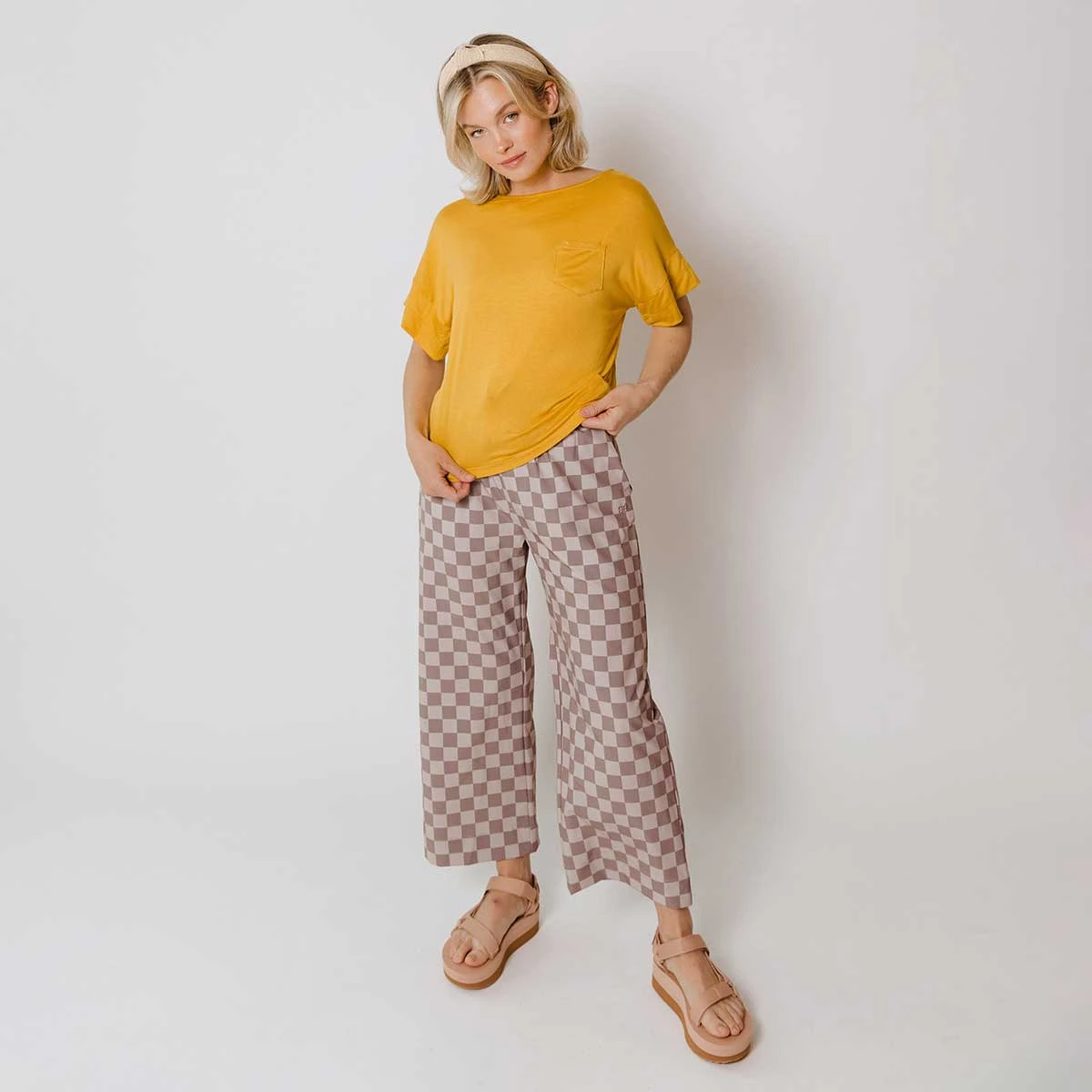 Boxy Tee, Mustard 7 Boxy Tee, Mustard - Image 5