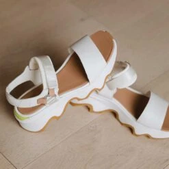 Sorel Kinetic Impact Y-Strap High Sandal, Sea Salt