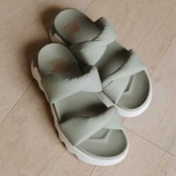 Sorel Viibe Twist Slide, Safari -Clothing Promotional Store 369A0038final a1a29951 e3a1 4ba0 a290 59c6bc3a8f2f