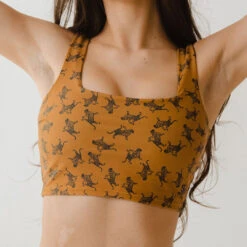 Golden Tiger Olivia Swim Crop -Clothing Promotional Store 369A0136