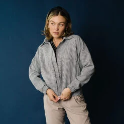 Dagny Houndstooth Bomber 12 Dagny Houndstooth Bomber -Clothing Promotional Store 369A0224final