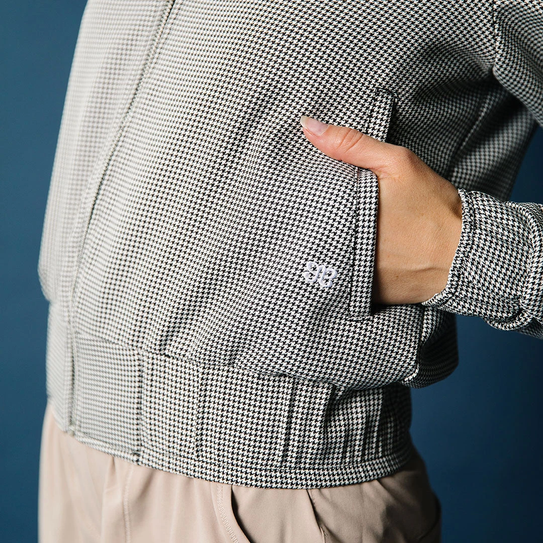 Dagny Houndstooth Bomber 7 Dagny Houndstooth Bomber - Image 5