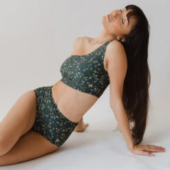 Flora Icon Swim Crop -Clothing Promotional Store 369A0321