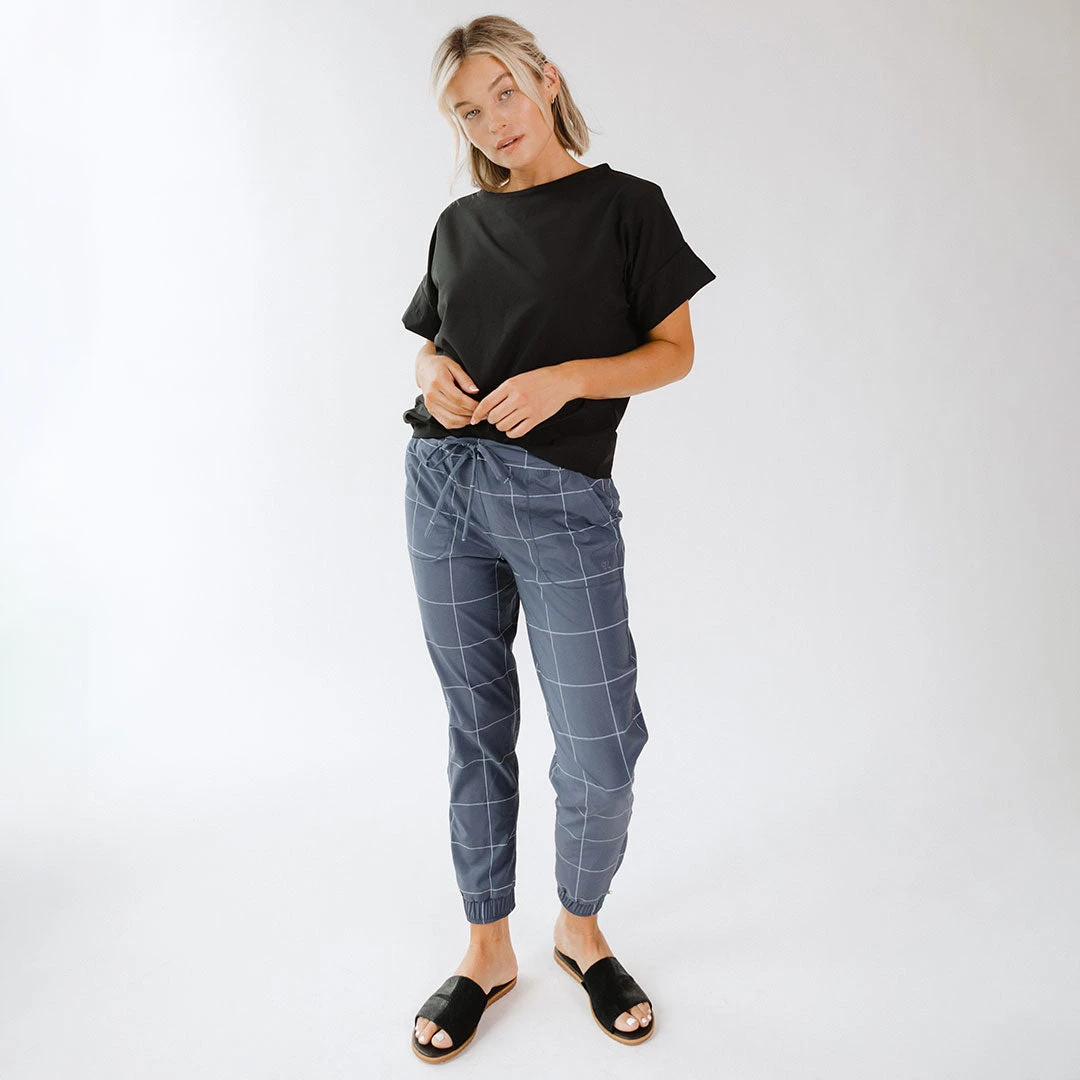 Indigo Windowpane Jetsetters 4 Indigo Windowpane Jetsetters - Image 2