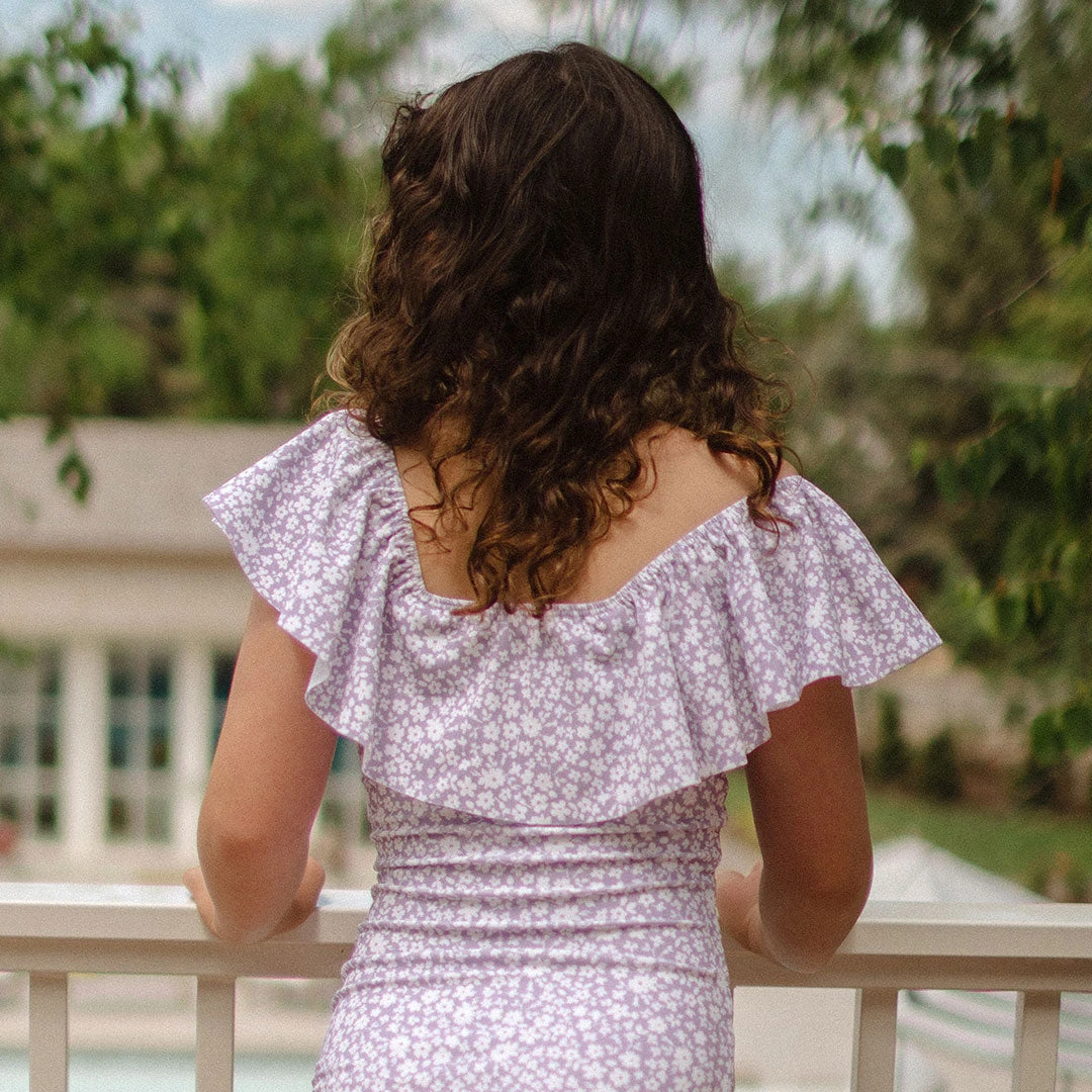 Mini Wave One-Piece, Lilac 8 Mini Wave One-Piece, Lilac - Image 6