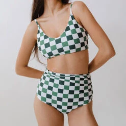 Check Mate Ruched High-Waisted Bottoms -Clothing Promotional Store 369A0512 179dcd05 159c 4cab 9626 88a4e1e9f2a7