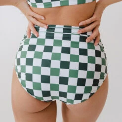 Check Mate Ruched High-Waisted Bottoms -Clothing Promotional Store 369A0520 c68f3622 b131 4a03 8bf9 de000fce5ce1