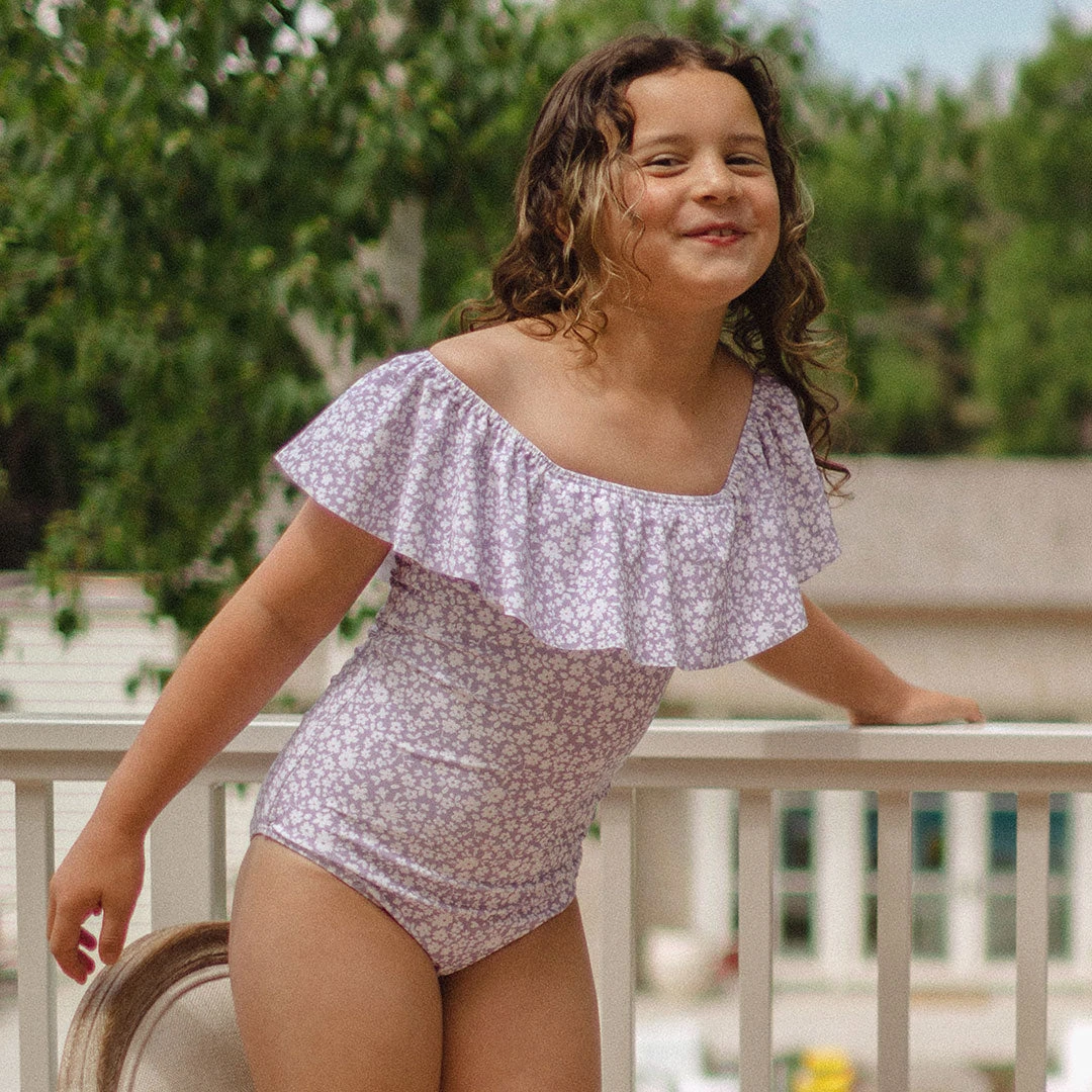 Mini Wave One-Piece, Lilac 3 Mini Wave One-Piece, Lilac