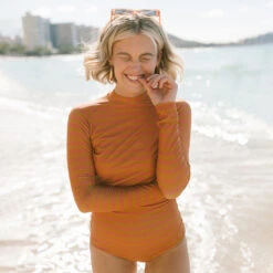 Stevie Long Sleeve Rash Guard One-Piece -Clothing Promotional Store 369A0526final