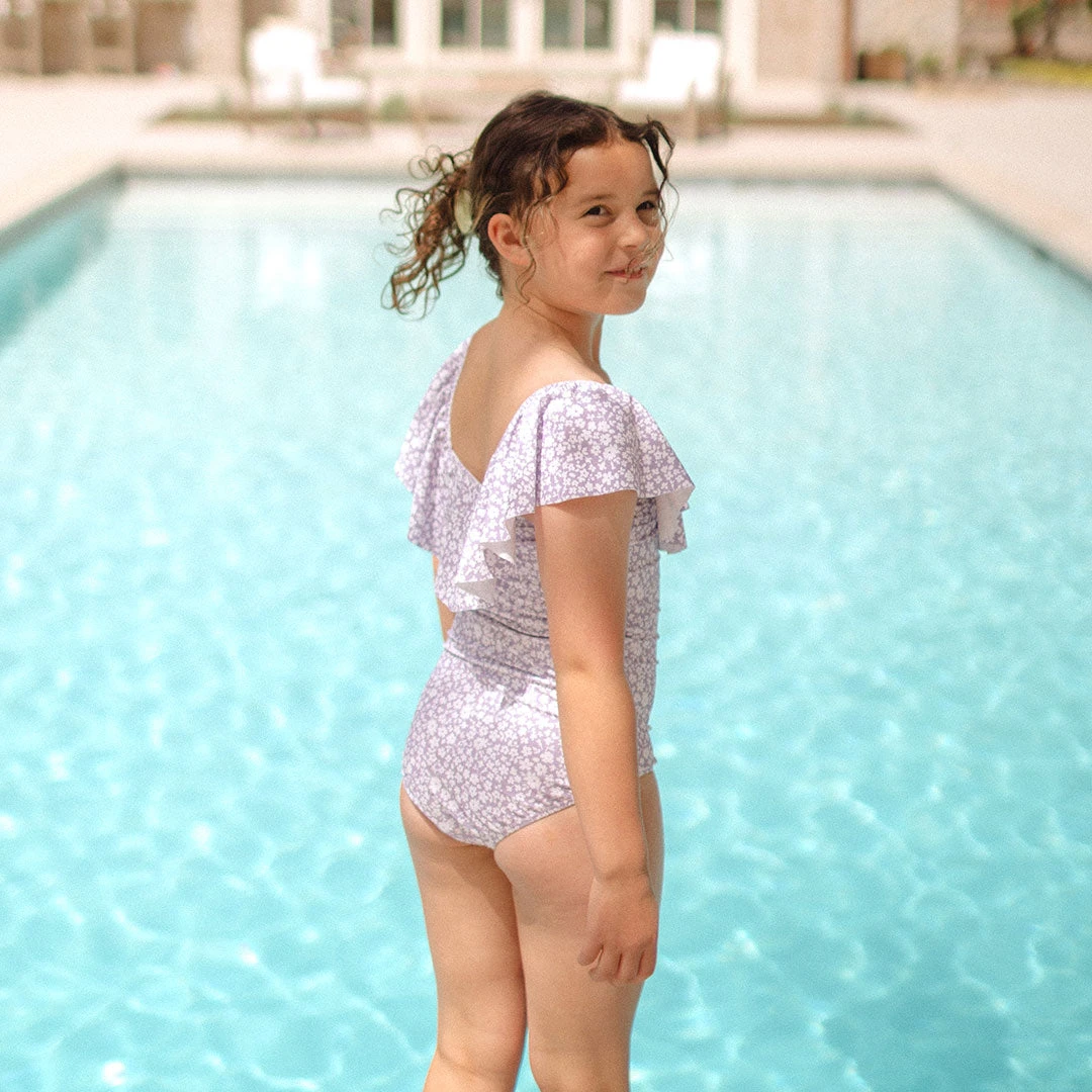 Mini Wave One-Piece, Lilac 7 Mini Wave One-Piece, Lilac - Image 5