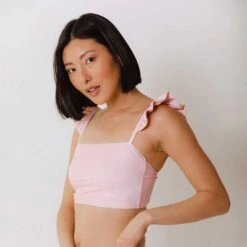 Ballet Pink Bella Crop Top 22 Ballet Pink Bella Crop Top -Clothing Promotional Store 369A0644final