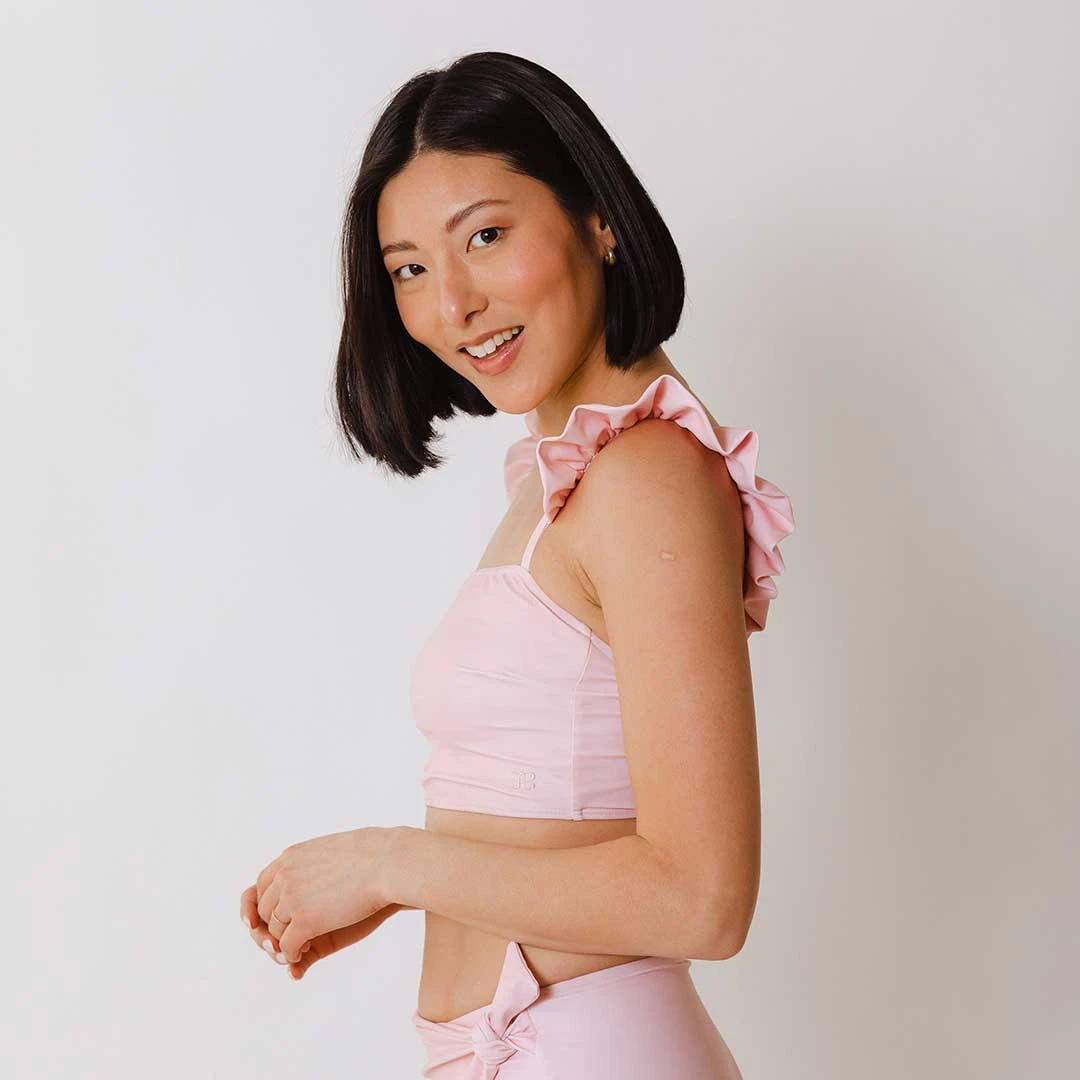 Ballet Pink Bella Crop Top 10 Ballet Pink Bella Crop Top - Image 8