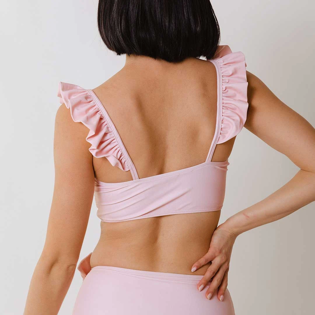 Ballet Pink Bella Crop Top 9 Ballet Pink Bella Crop Top - Image 7