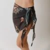 Rose Black Sarong -Clothing Promotional Store 369A0674final 1