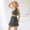 Black Checkers High-Waisted Swim Skirt 1 Black Checkers High-Waisted Swim Skirt -Clothing Promotional Store 369A0781final2 c28c7994 ea53 4ad4 beda 1f44d2b3f20a