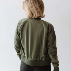 Sage Bomber Jacket -Clothing Promotional Store 369A0953final