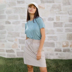 Wildflower Tee, Blue -Clothing Promotional Store 369A1434final