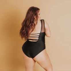 The Maria, Black Mesh One-Piece Swimsuit 17 The Maria, Black Mesh One-Piece Swimsuit -Clothing Promotional Store 369A1447 web