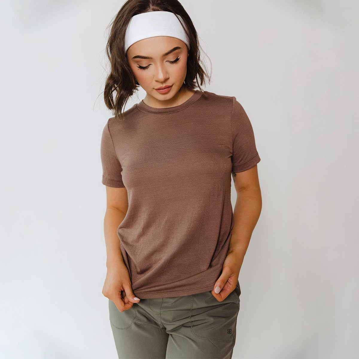 Boyfriend Tee, Cocoa 8 Boyfriend Tee, Cocoa - Image 6