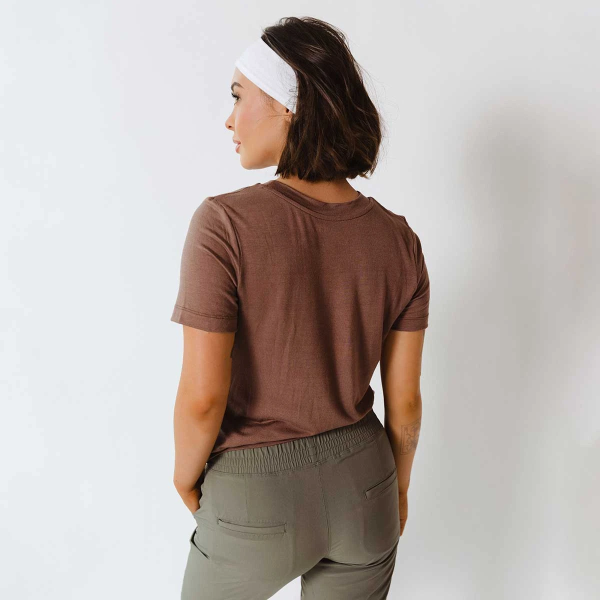 Boyfriend Tee, Cocoa 4 Boyfriend Tee, Cocoa - Image 2