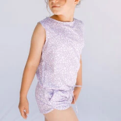 Mini Lilac Romper