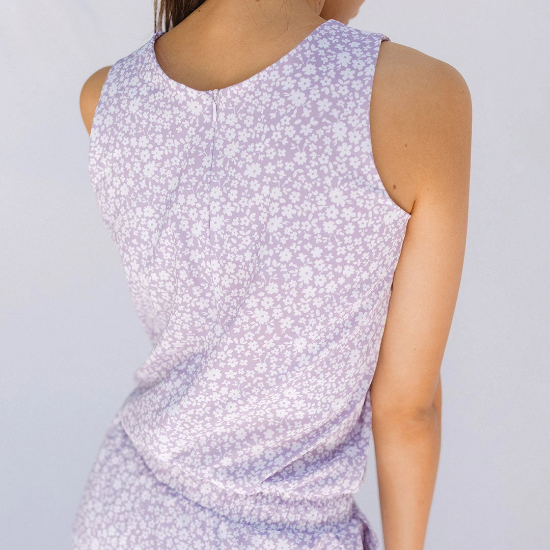 Lilac Tank Romper 7 Lilac Tank Romper - Image 5