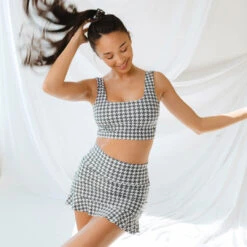 Houndstooth High-Waisted Swim Skirt -Clothing Promotional Store 369A1711final 88f824c4 034d 424c 893f ee8d2a245e16