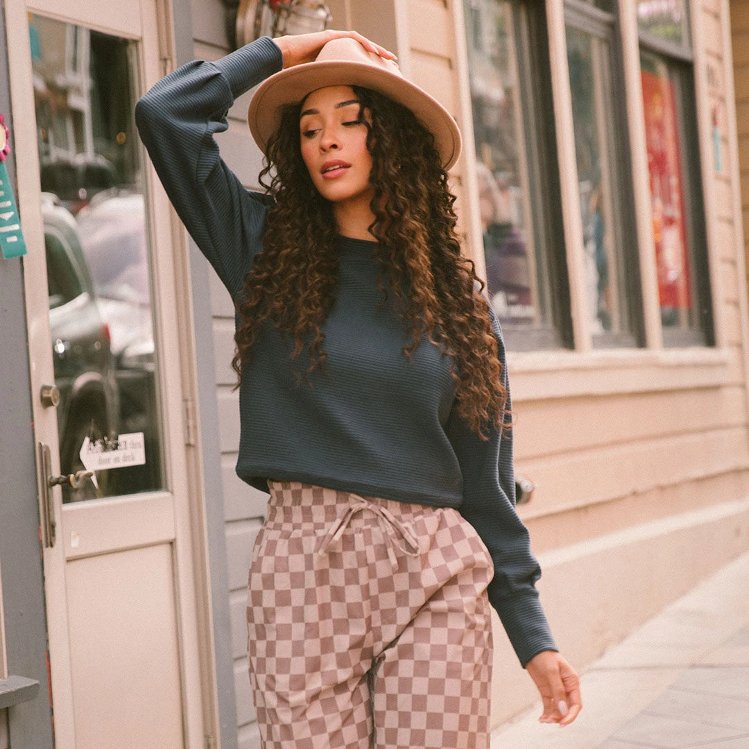 Atlas Ribbed Sweater, Navy 6 Atlas Ribbed Sweater, Navy - Image 4