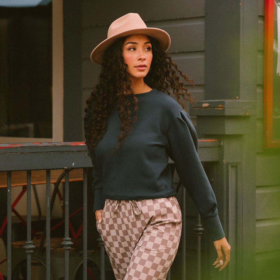 Atlas Ribbed Sweater, Navy 3 Atlas Ribbed Sweater, Navy