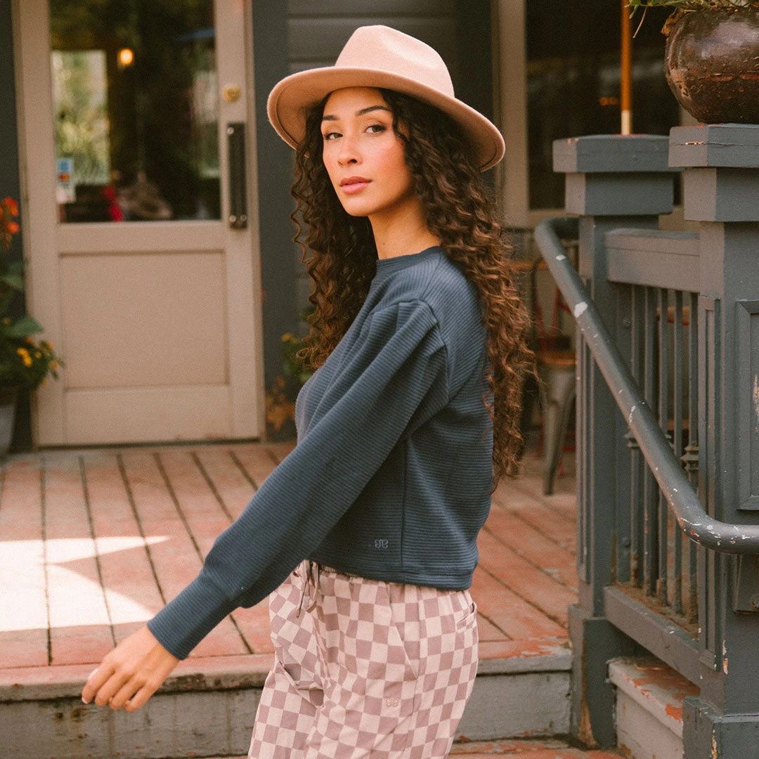 Atlas Ribbed Sweater, Navy 7 Atlas Ribbed Sweater, Navy - Image 5