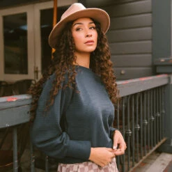 Atlas Ribbed Sweater, Navy 15 Atlas Ribbed Sweater, Navy -Clothing Promotional Store 369A1935