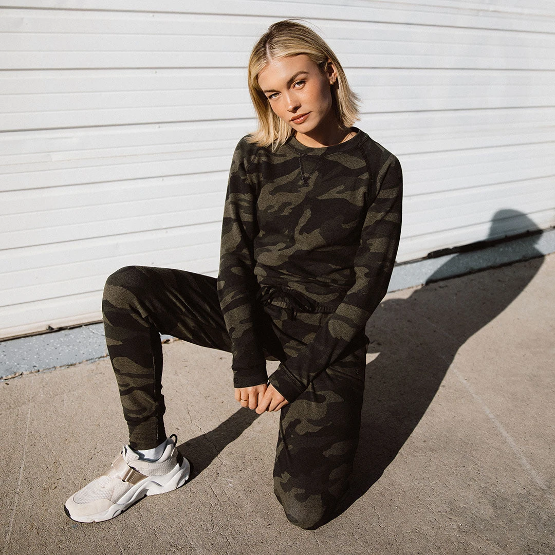 At Ease Joggers, Green Camo 5 At Ease Joggers, Green Camo - Image 3
