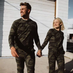 Men's Sweatshirt, Green Camo -Clothing Promotional Store 369A2298final