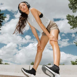 Venus Tank, Black Venice Stripe -Clothing Promotional Store 369A2507final