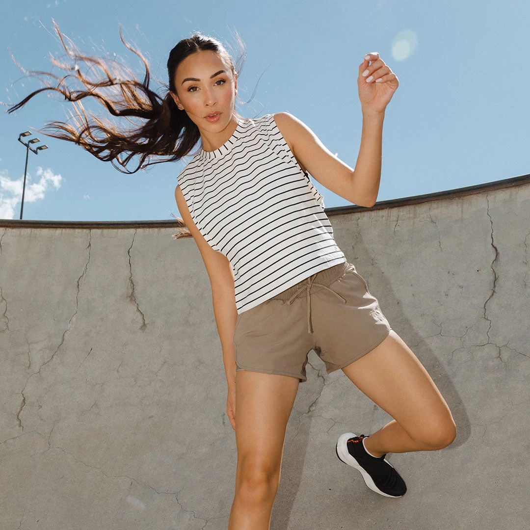 Venus Tank, Black Venice Stripe 3 Venus Tank, Black Venice Stripe