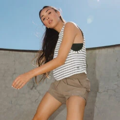 Venus Tank, Black Venice Stripe -Clothing Promotional Store 369A2558final