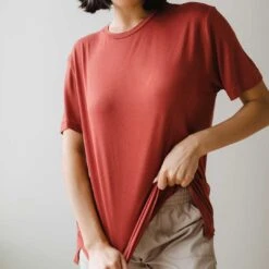 Oversized Tee, Pale Brick 8 Oversized Tee, Pale Brick -Clothing Promotional Store 369A2623finnal 1 1