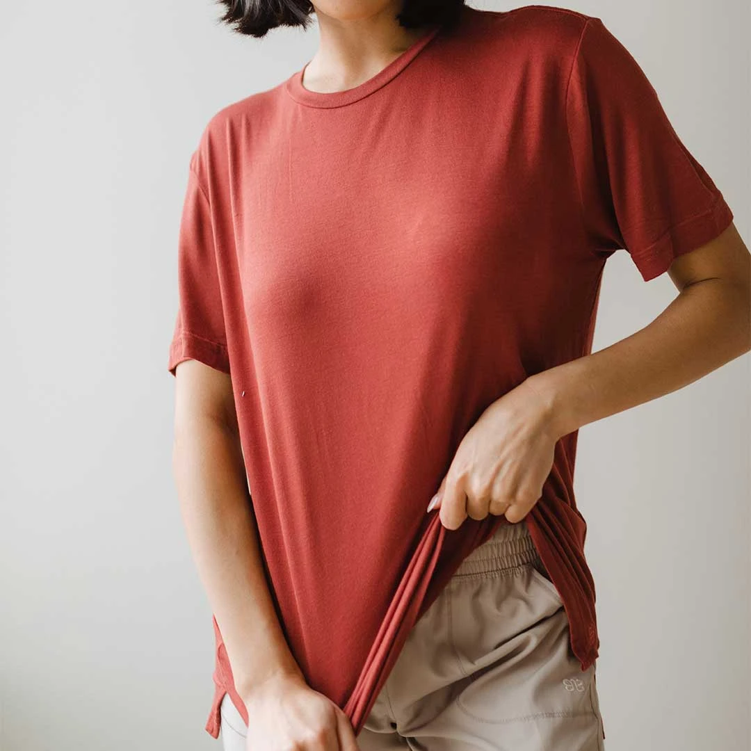 Oversized Tee, Pale Brick 5 Oversized Tee, Pale Brick - Image 3