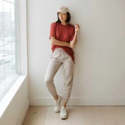 Oversized Tee, Pale Brick 9 Oversized Tee, Pale Brick -Clothing Promotional Store 369A2653final 1