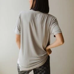 Oversized Tee, Sand -Clothing Promotional Store 369A2729finnal