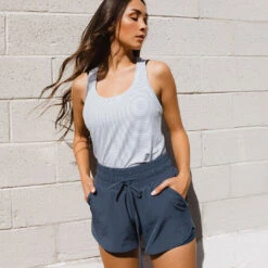 Indigo Lunge Shorts 15 Indigo Lunge Shorts -Clothing Promotional Store 369A2948final 1