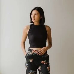 High Neck Tank, Black -Clothing Promotional Store 369A2997final