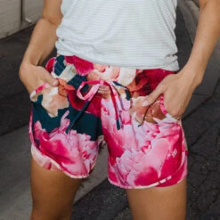 Peony Lunge Shorts -Clothing Promotional Store 369A3053final