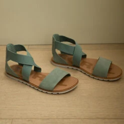 Sorel Ella II Sandal, Crushed Blue -Clothing Promotional Store 369A3291