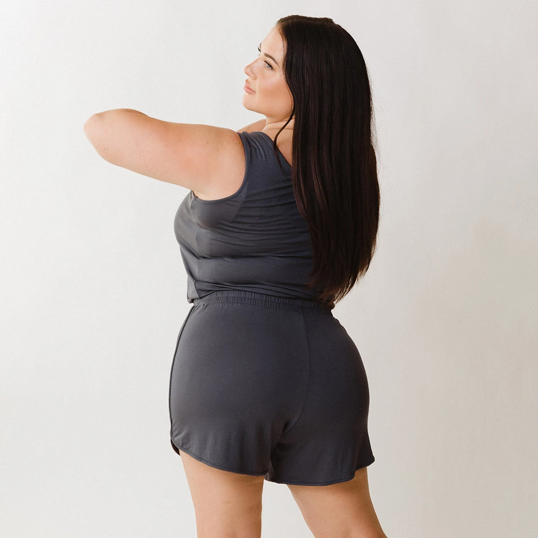 Serenity Tank Romper, Storm 4 Serenity Tank Romper, Storm - Image 2