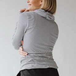 Sweet Stripe Cowl-Neck Top -Clothing Promotional Store 369A3513final f46e84ca 0158 4858 8379 77e211ad861b