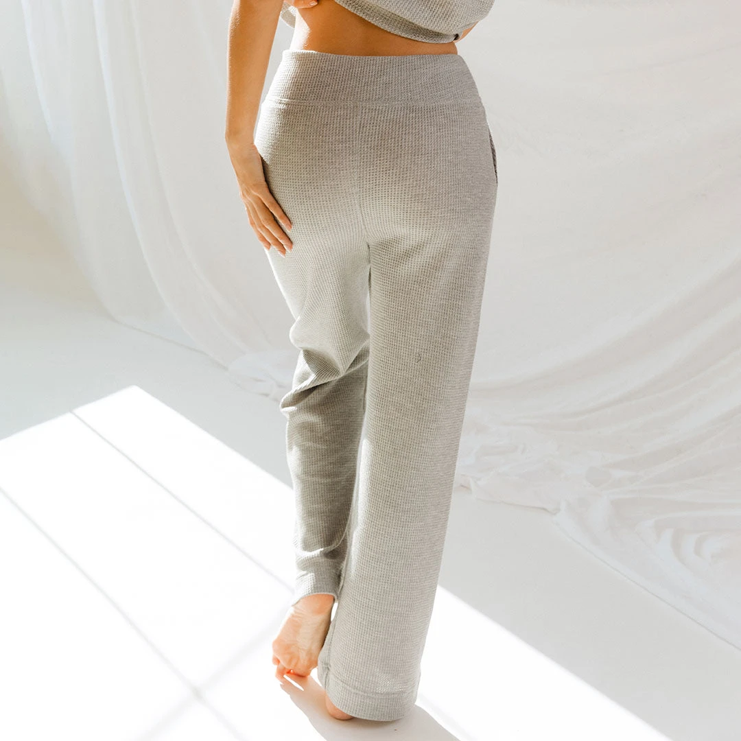 Waffle Loungers, Charcoal 9 Waffle Loungers, Charcoal - Image 7