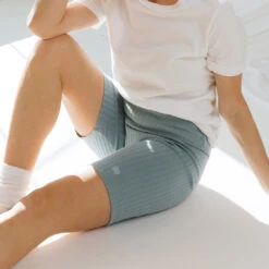 Channel Biker Shorts, Dusk -Clothing Promotional Store 369A3533final