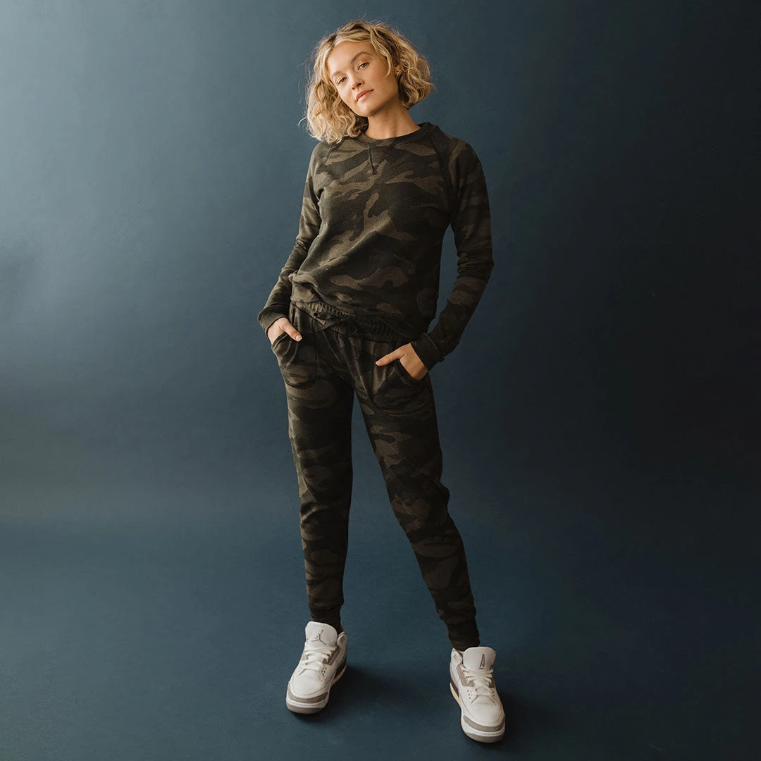 At Ease Joggers, Green Camo 6 At Ease Joggers, Green Camo - Image 4